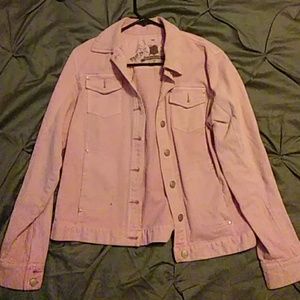 Avon pink jean jacket